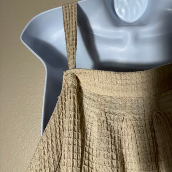 free people | cream off the grid waffle knit women's jumpsuit sz XL - Picture 8 of 11